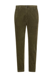 Chino Hose Regular Fit aus Cord - 37-Forest Green - Grün