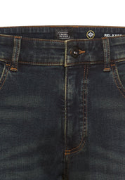 Jeans Slim Fit - 24-Browncast - Blau