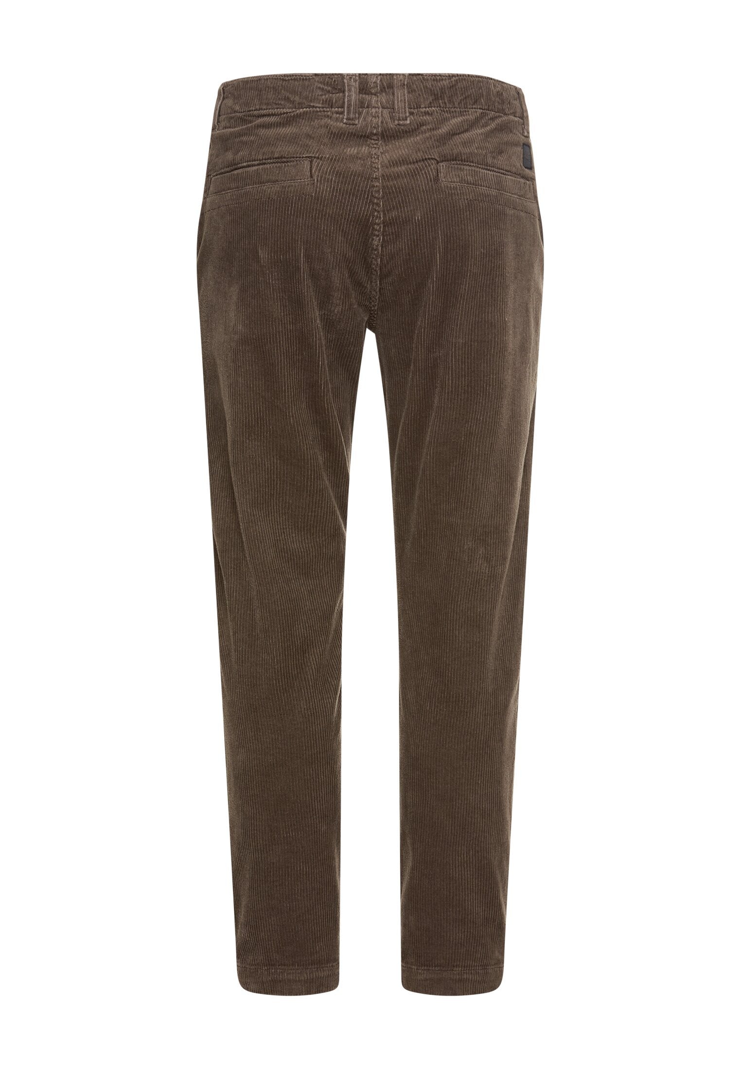 Chino Hose Regular Fit aus Cord - 27-Dark Brown - Khaki
