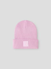 Strickmütze mit Umschlage - Nosegay - Rosa