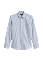 Freizeithemd Shaped Fit - I85-multi/ meltwater - Blau