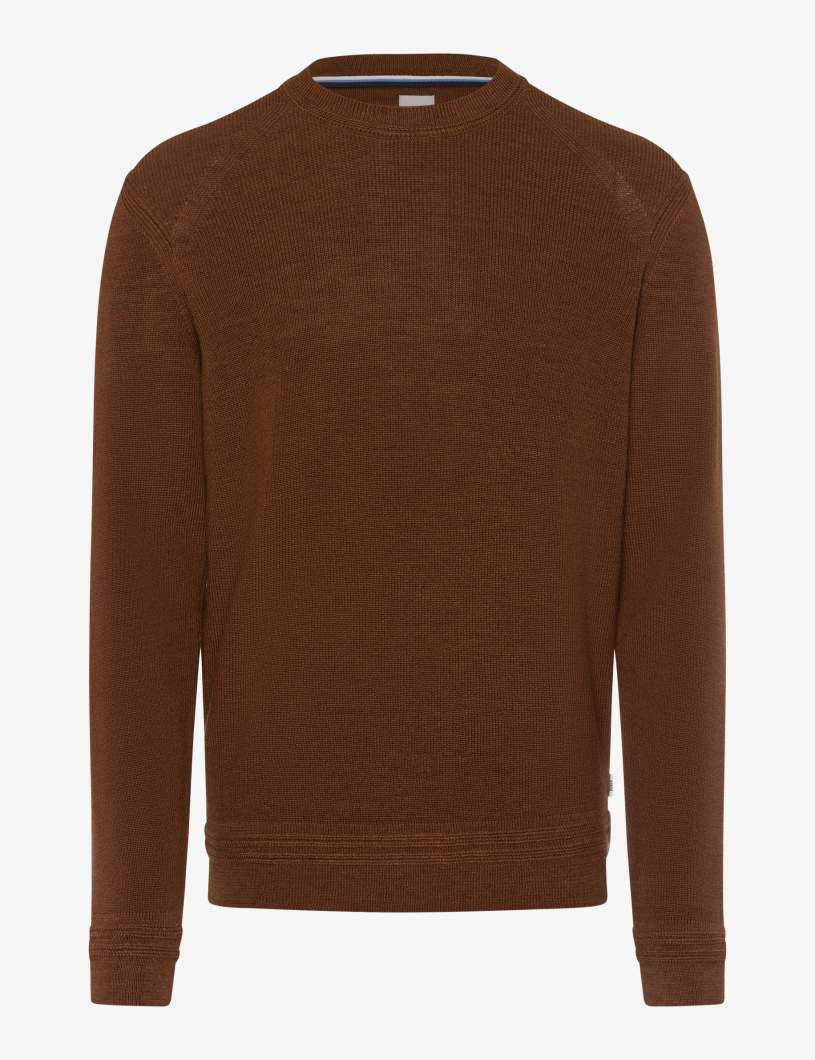 Strickpullover ROY - 54-toffee - Braun