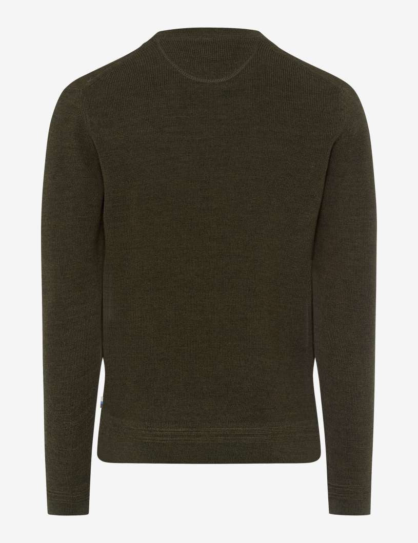 Strickpullover ROY - 30-deep jungle - Grün