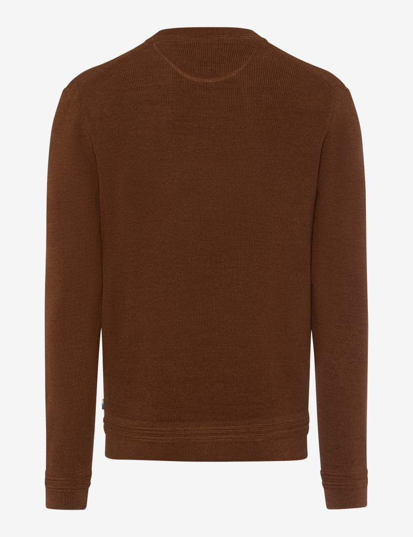 Strickpullover ROY - 54-toffee - Braun