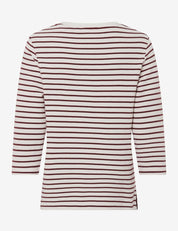 Langarmshirt BONNIE - 40-mulberry - Rot | Weiß