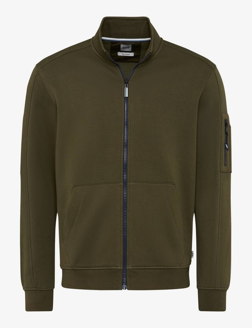 Sweatjacke - 34-olive - Khaki