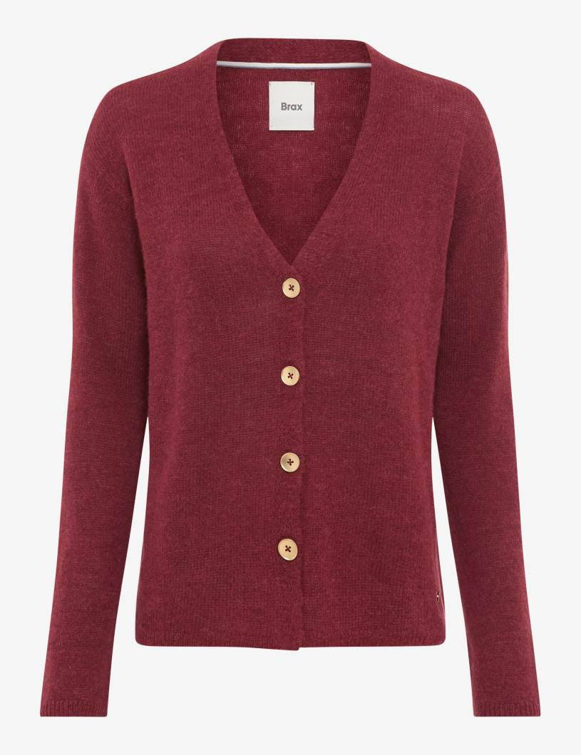 Cardigan ALICIA - 40-mulberry - Rot