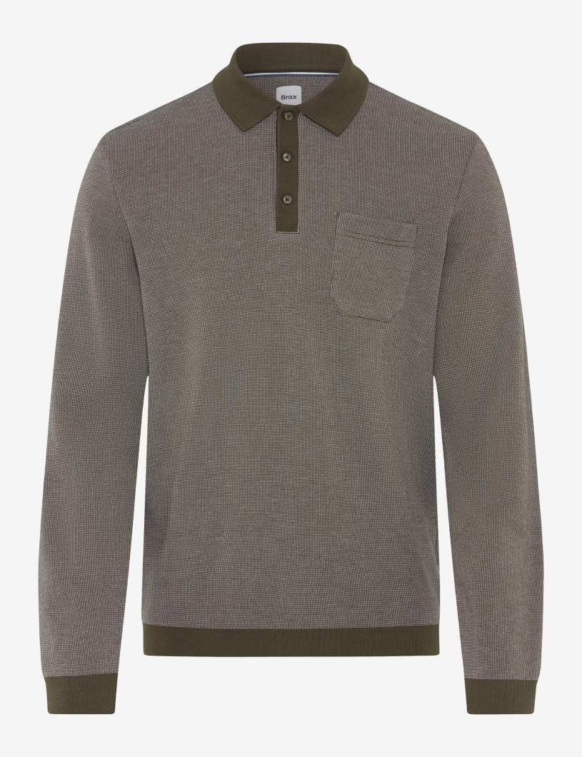 Strickpullover PAROS - 34-olive - Khaki