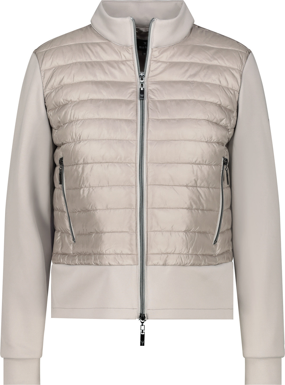 Steppjacke mit Stehkragen - 540 greige - Grau