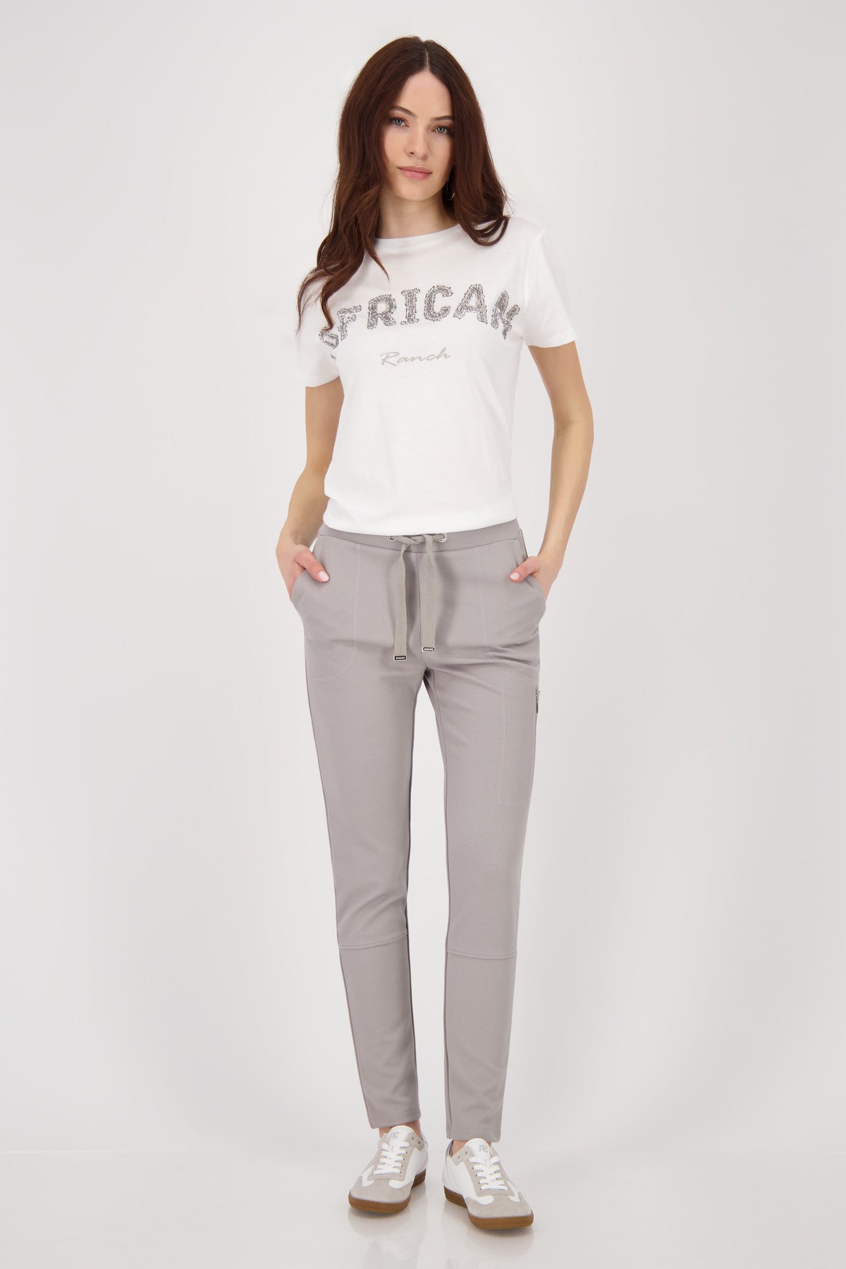 Joggpant - 540 greige - Grau