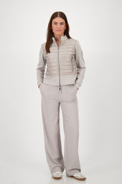 Steppjacke mit Stehkragen - 540 greige - Grau