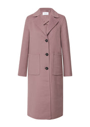 Wollmantel mit Reversekragen - 4424-LILAC/PINK - Pink