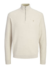 Strickpullover aus Bio-Baumwolle - Whitecap Gray - Beige