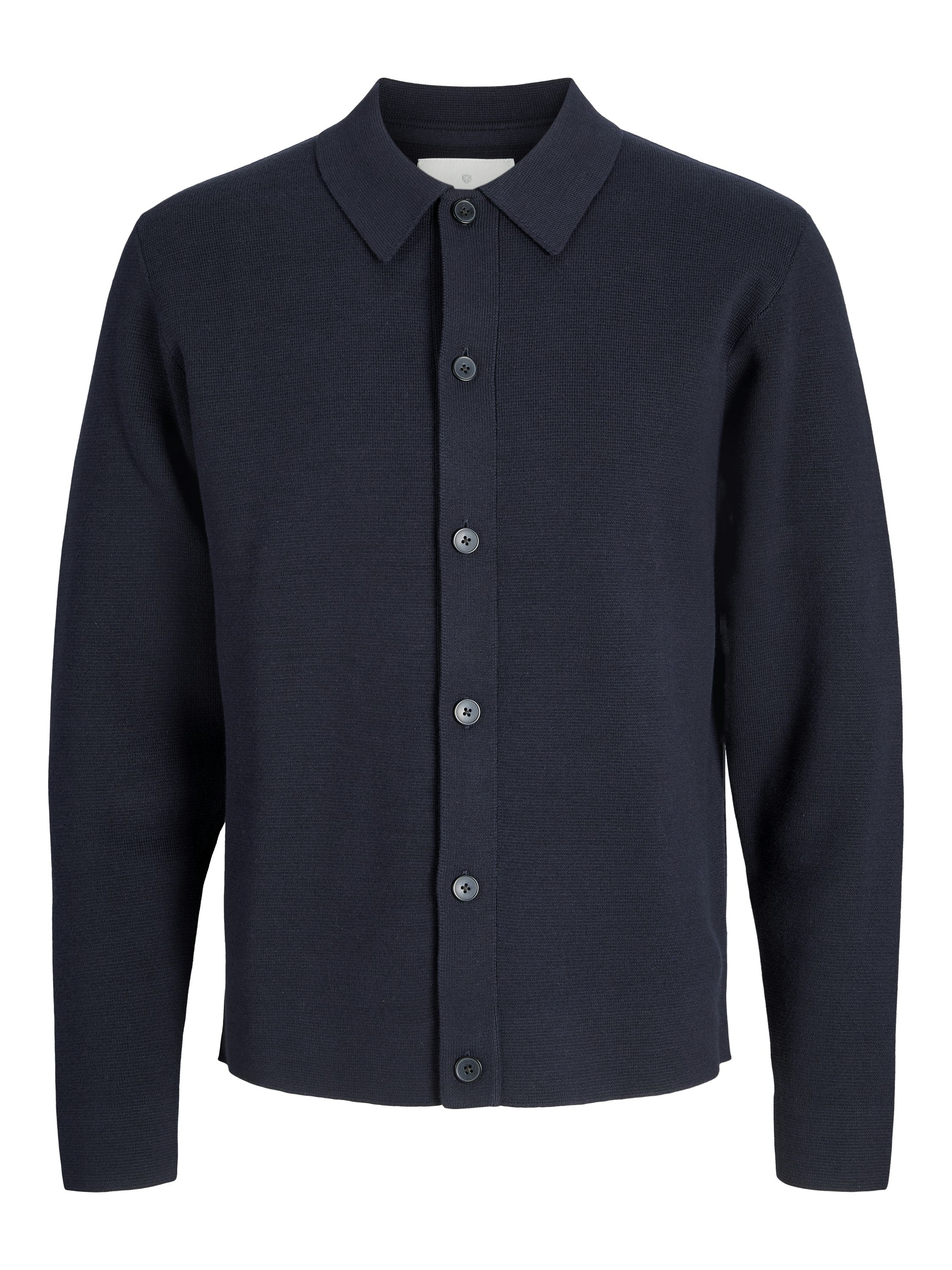Strickjacke aus Baumwollmix - Night Sky - Blau