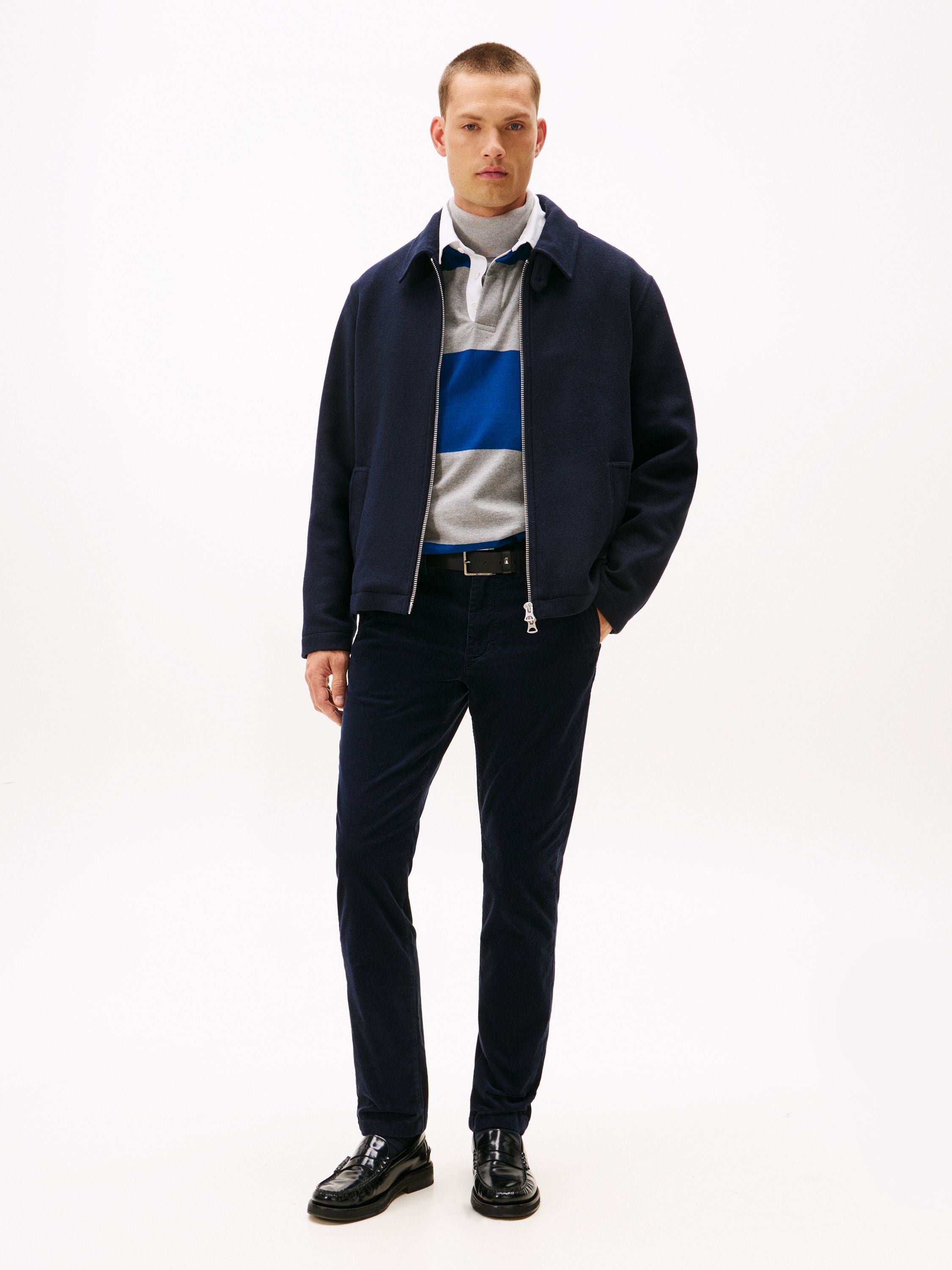 Cordhose DENTON Straight Leg - 0GZ-BLUE - Blau