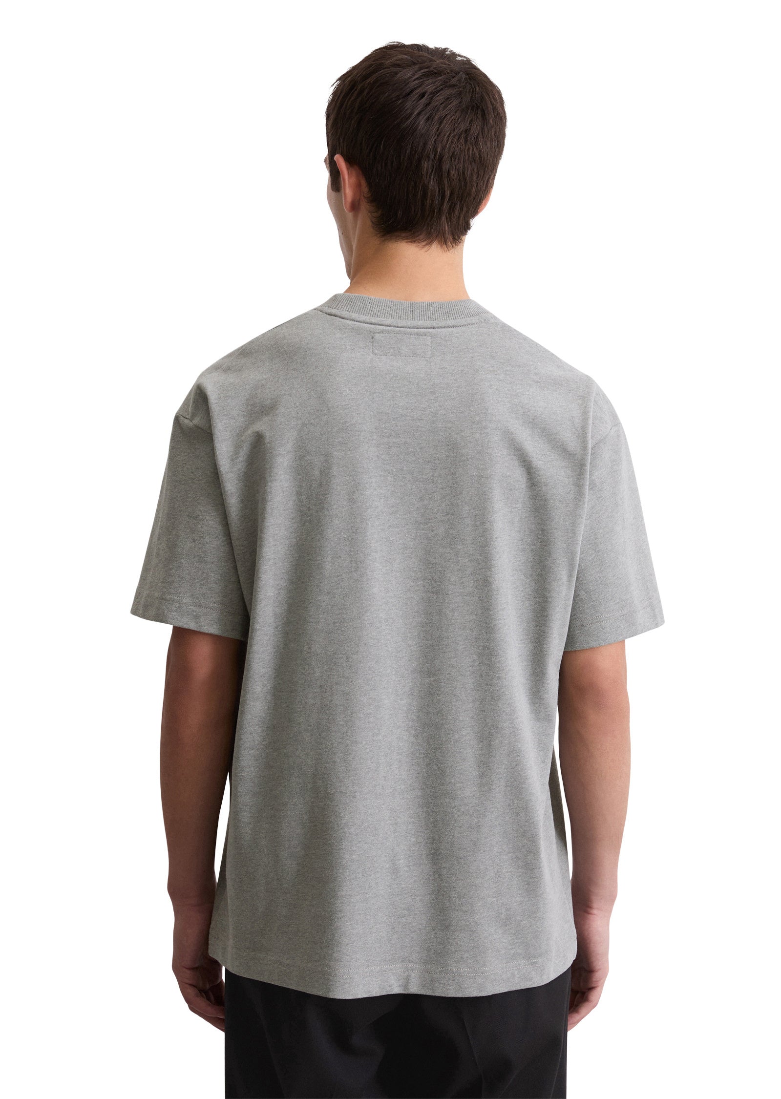 T-Shirt Relaxed Fit - 936-grey melange - Grau