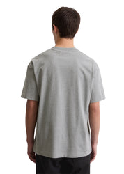 T-Shirt Relaxed Fit - 936-grey melange - Grau