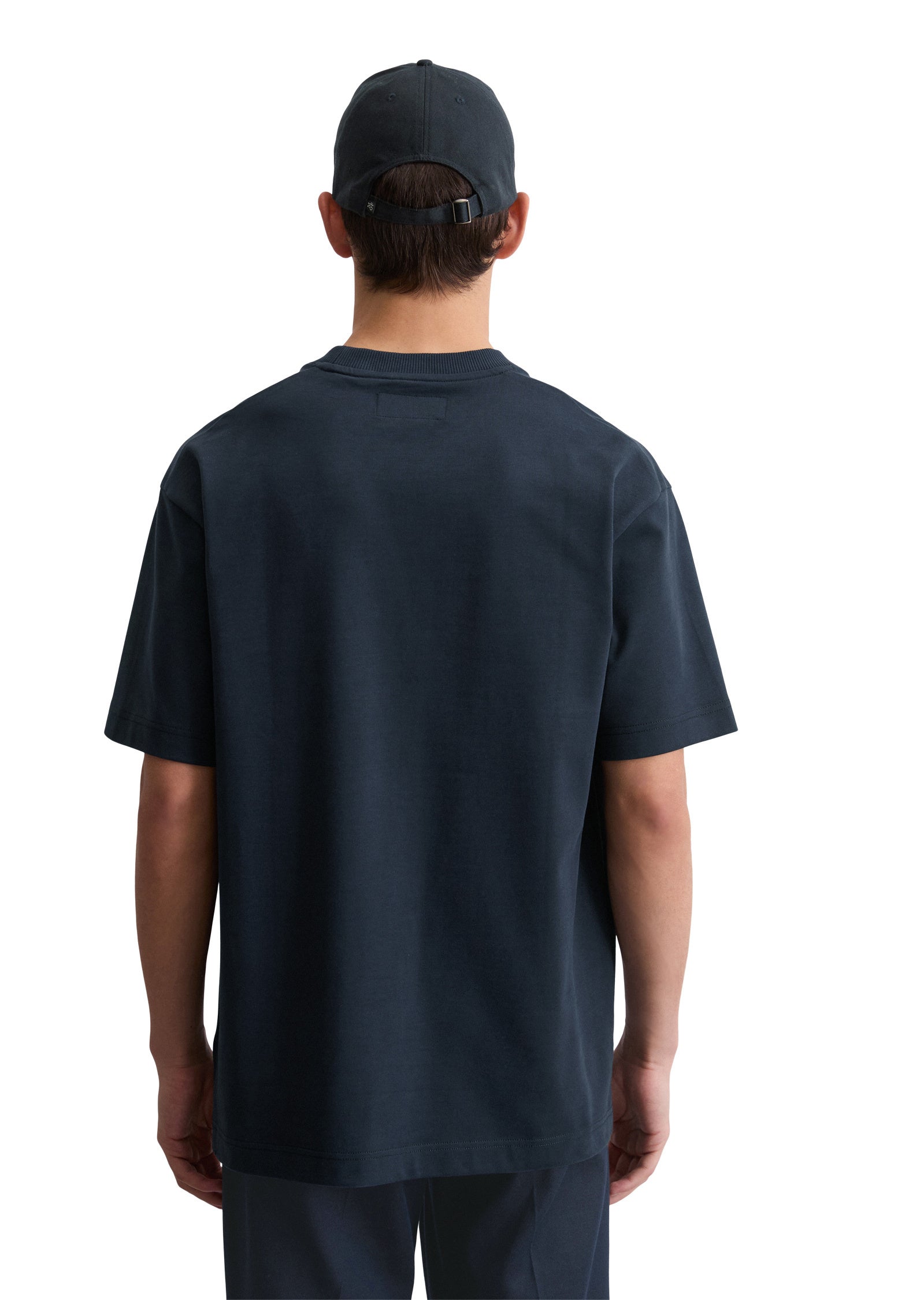 T-Shirt Relaxed Fit - 898-dark navy - Blau