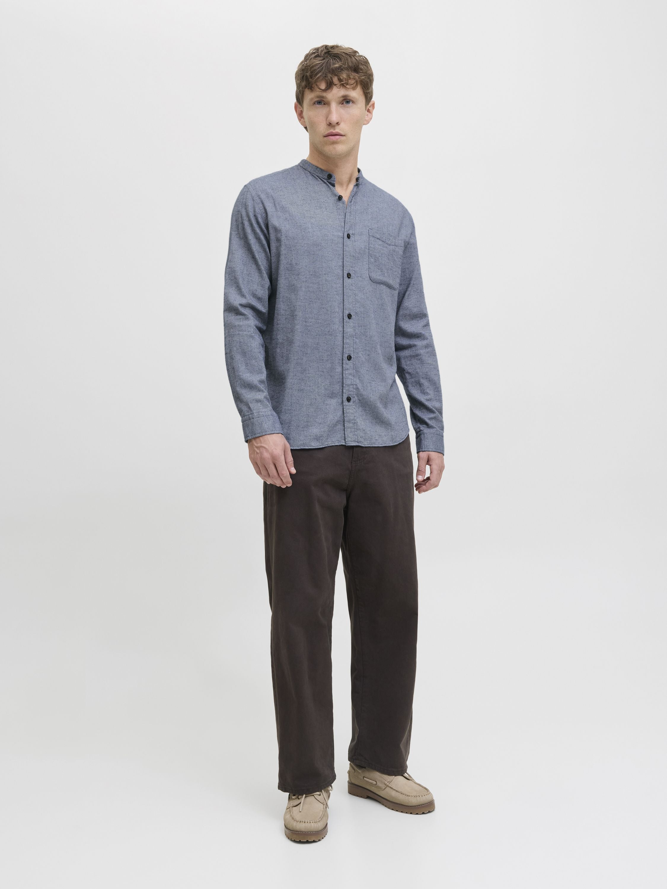 Hemd Regular Fit - Faded Denim - Blau