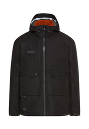 Funktionsjacke 2in1 mit Kapuze - 88-Asphalt - Schwarz