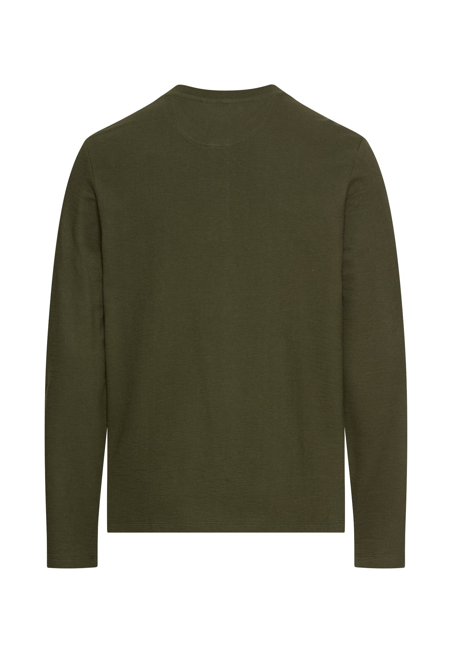 Langarmshirt aus Baumwolle - 37-Forest Green - Grün