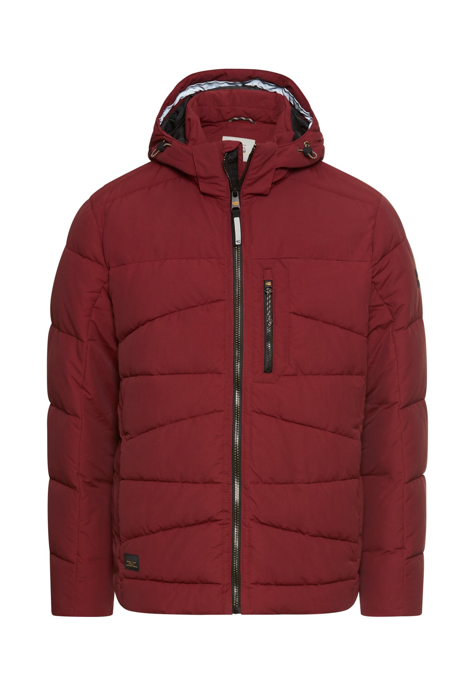 Winterjacke mit abnehmbarer Kapuze - 57-Amber Red - Rot