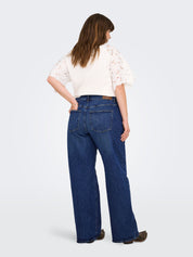 Jeans JUICY Wide Leg - Dark Blue Denim - Blau