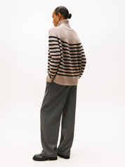 Strickpullover aus Wollmix - 0AE-BEIGE - Beige