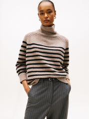 Strickpullover aus Wollmix - 0AE-BEIGE - Beige