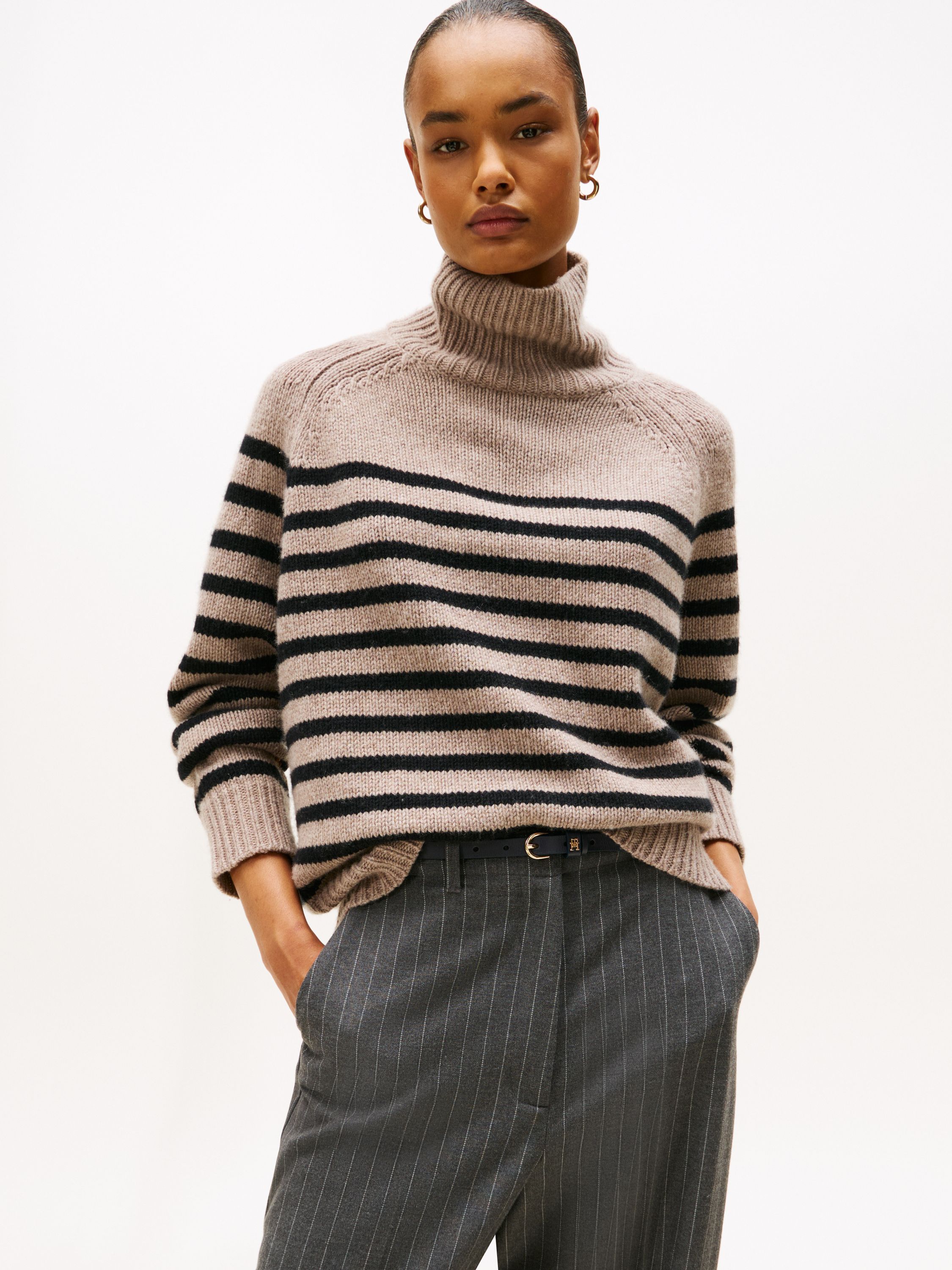 Strickpullover aus Wollmix - 0AE-BEIGE - Beige