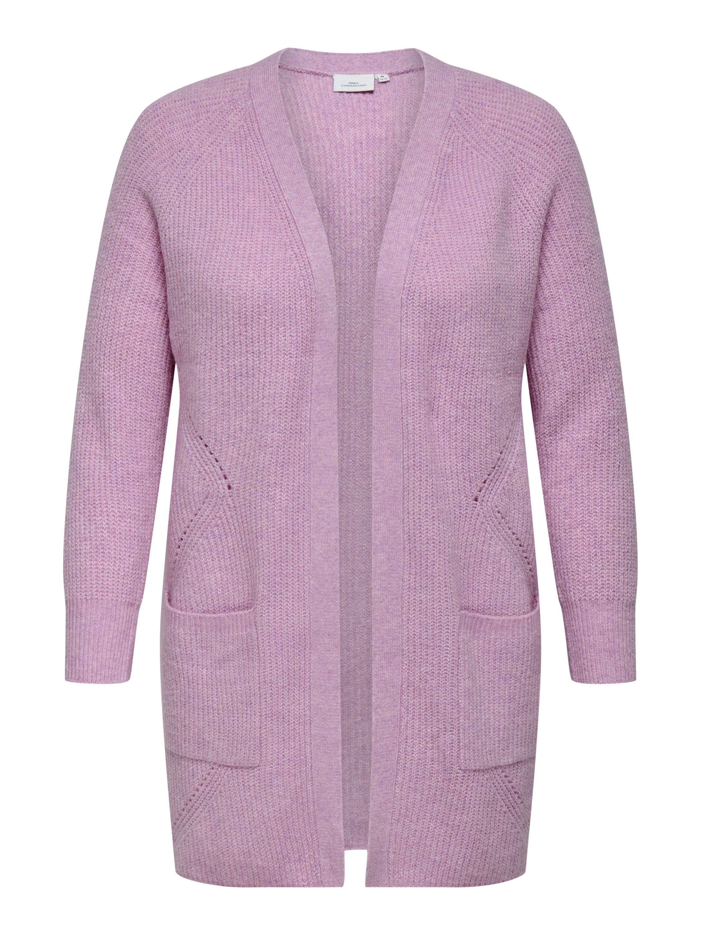 Strickjacke - Mauve Mist/MELANGE - Rosa