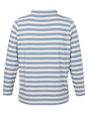 Sweatshirt aus Viskose - 843-bleu multicolor - Blau