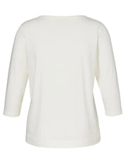 T-Shirt 3/4 Arm - 923-creme multicolor - Creme