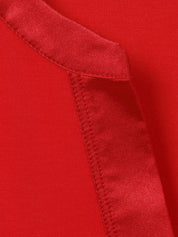 Schlupfbluse aus Viskosemix - 350-rot - Rot