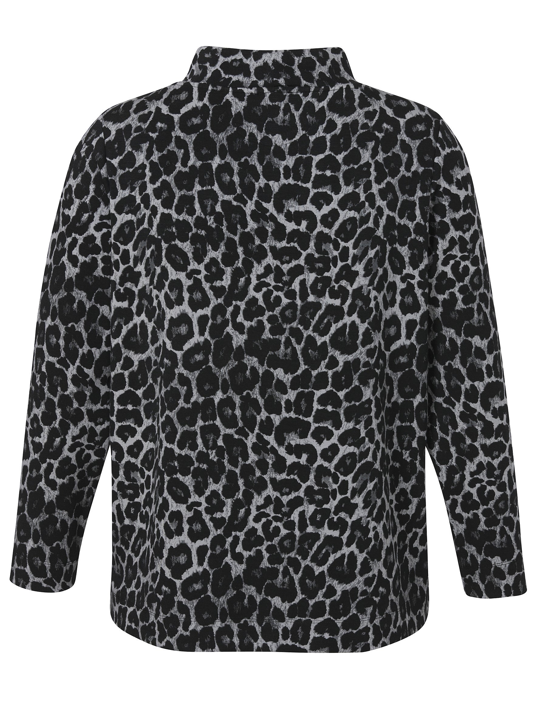 Sweatshirt aus Viskosemix - 103-schwarz multicolor - Schwarz