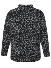 Sweatshirt aus Viskosemix - 103-schwarz multicolor - Schwarz
