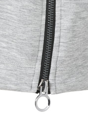 Sweatshirt aus Viskosemix - 100151-schwarz/grau melange - Schwarz