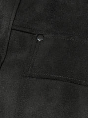 Overshirt mit aufliegendem Kragen - 100-schwarz - Schwarz