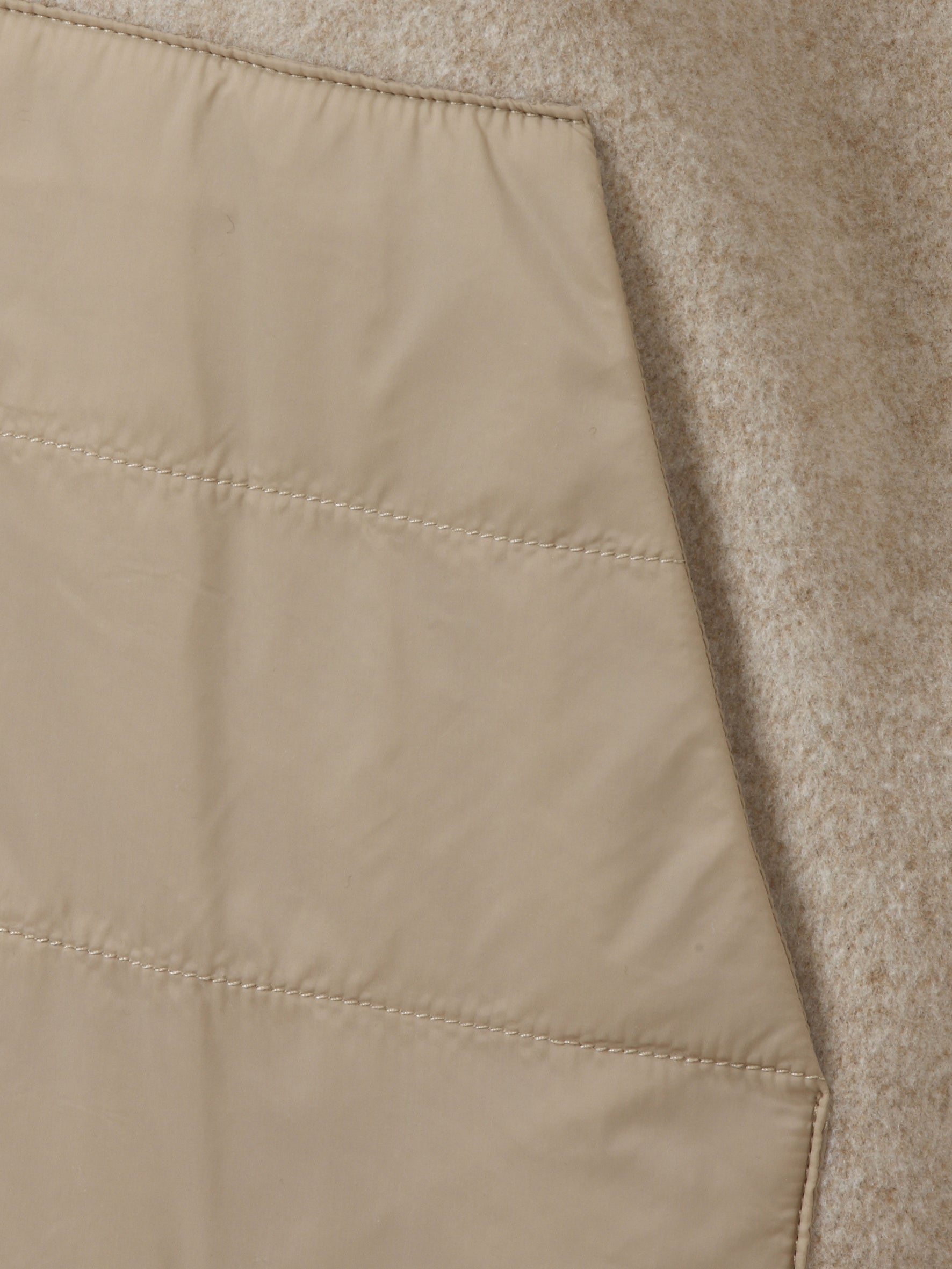 Overshirt aus Viskosemix - 741-mokka melange - Braun