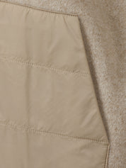 Overshirt aus Viskosemix - 741-mokka melange - Braun