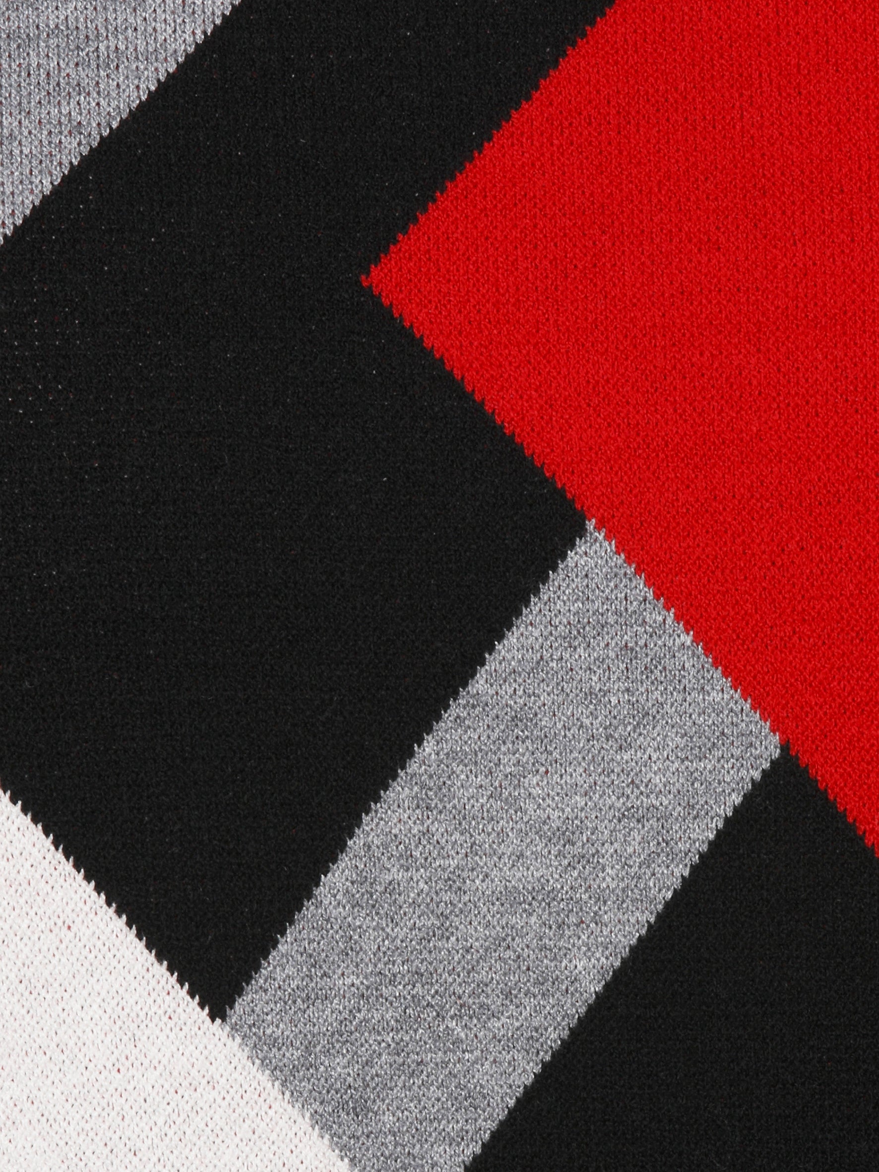 Strickpullover aus Viskosemix - 103-schwarz multicolor - Schwarz