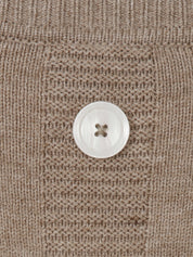 Strickpullunder aus Viskosemix - 741-mokka melange - Braun