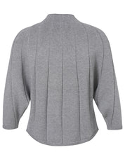 Strickpullover aus Viskosemix - 151-grau melange - Grau