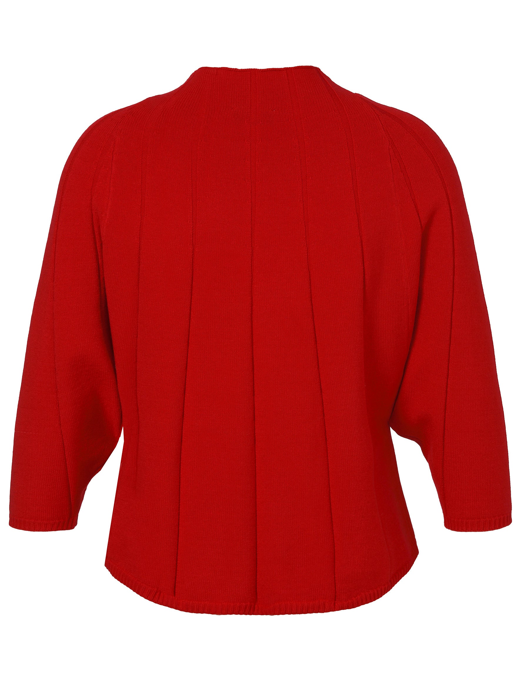 Strickpullover aus Viskosemix - 350-rot - Rot