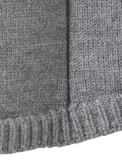 Strickpullover aus Viskosemix - 151-grau melange - Grau