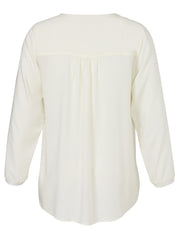 Tunika V-Ausschnitt - 920-creme - Creme
