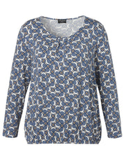 T-Shirt - 843-bleu multicolor - Blau
