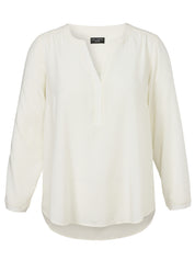 Tunika V-Ausschnitt - 920-creme - Creme