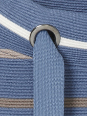 Strickpullover aus Viskose - 843-bleu multicolor - Blau