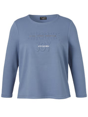 Sweatshirt - 840-bleu - Blau